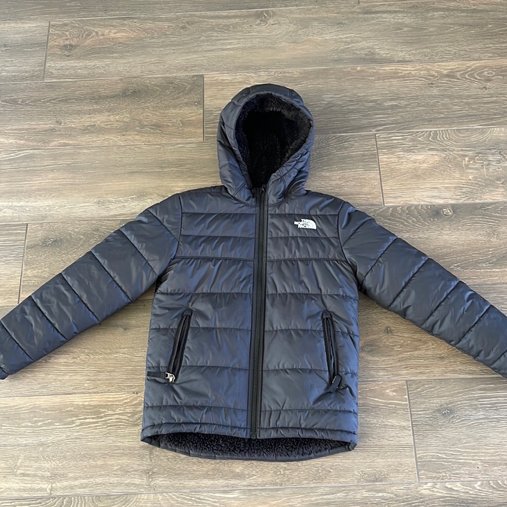 North face kids size medium reversible coat